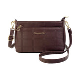 Sac de messager en cuir souple antivol de grande capacité à la mode