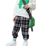 Pantalon de Survêtement à Carreaux pour Enfants