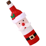 Protecteur de bouteille de vin décoratif de Noël