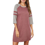 Robe décontractée à panneaux
