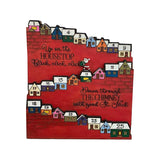 Calendrier de l'Avent du compte à rebours du château du Père Noël