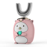 Brosse à dents électrique étanche pour enfants en forme de U