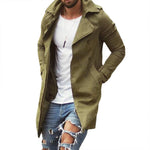 Trench coupe slim pour homme