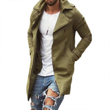 Trench coupe slim pour homme
