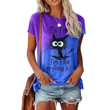 T-shirt Chat Alphabétique