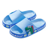 Chaussons antidérapants pour enfants avec dinosaures de dessin animé