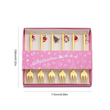 Décorations de Noël pour la maison - Ensemble-cadeau de cuillères en métal de Noël