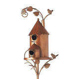 Décoration de nichoir de jardin en métal créatif