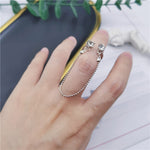 bague papillon tridimensionnelle