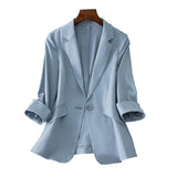Veste de costume amincissante en Tencel