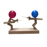 Poupées de clôture en bois fabriquées à la main