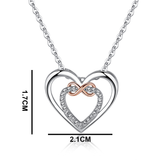 Chaîne Cardiaque Bicolore Élégante