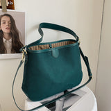 Sac décontracté de grande capacité de couleur unie