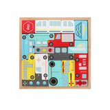 Puzzle de Blocs Russes en Bois