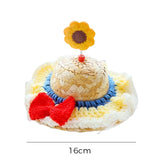 Chapeau de paille pour animaux de compagnie