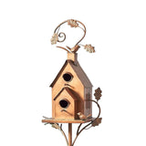 Décoration de nichoir de jardin en métal créatif