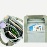 Sac Fourre-tout En Toile Multi-poches Daily Purse