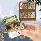 Porte-clés de Livre pop-up 3D