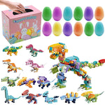 12pcs jouets à remonter oeufs de pâques préremplis