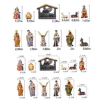 Ensemble de figurines de la Nativité