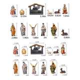 Ensemble de figurines de la Nativité