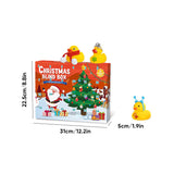 Boîte de Noël de canard jaune