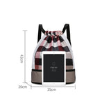 Sac à dos décontracté léger et imperméable pour une séparation humide et sèche