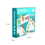 Jouet d'apprentissage de la vue et de l'orthographe en bois pour tout-petits