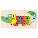 Puzzle en bois 3D éducatif pour enfants