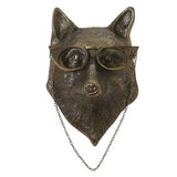 Pendentif en résine tête d'animal