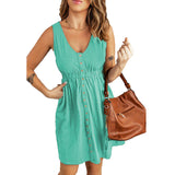 Mini robe sans manches Elfootd