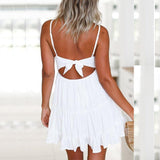 Nouvelles robes de vacances sexy à bretelles en dentelle