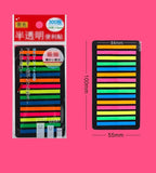 Notes autocollantes fluorescentes