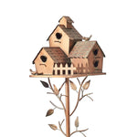 Décoration de nichoir de jardin en métal créatif