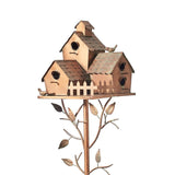 Décoration de nichoir de jardin en métal créatif