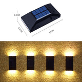 Lumière de Clôture pour Décoration de Jardin(2 pcs)