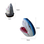 🦈 Décoration de statue d'art de jardin de requin