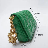 Sac à bandoulière à une épaule avec chaîne à la mode