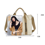 Sac en Toile Élégant de Grande Capacité