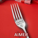 Fourchette gravée - Meilleur cadeau amusant pour un être cher