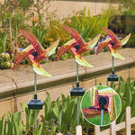 Lampe éolienne solaire de jardin étanche