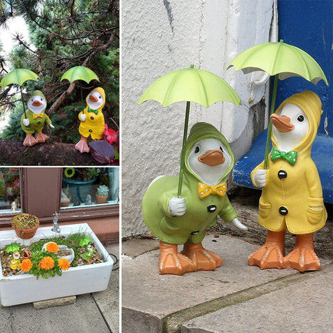 Ornement de jardin canard