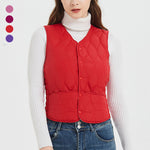 Gilet en coton duveteux