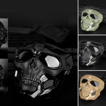 Masque de casque d'horreur de crâne