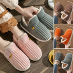 Chaussons chauds en peluche