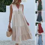 Robe Débardeur avec Boutons