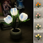 Lampe de table LED de Tulip Veilleuse Fleurie