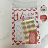 Imprimé à Gratter Saint-Valentin