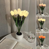 Lampe de table LED de Tulip Veilleuse Fleurie