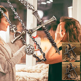 Collier Crâne Croix